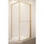 Tivoli Inslide Shower 900 x 900mm Metallic Corner Contour Plus Wall Rear Waste