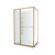Tivoli Inslide Shower 1200 x 1000mm Brushed Brass Corner Contour Plus Wall Centre Waste Right Hand