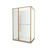 Tivoli Inslide Shower 1200 x 900mm Brushed Brass Corner Contour Plus Wall Centre Waste Right Hand