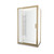 Tivoli Inswing Shower 1200 x 900mm Brushed Brass Corner Contour Plus Wall Centre Waste Right Hand