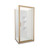 Tivoli Inswing Shower 1000 x 1000mm Brushed Brass Side Recessed Wall Centre Waste
