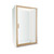 Tivoli Inswing Alcove Shower 1200 x 1000mm Brushed Brass Flat Wall Centre Waste