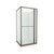 Tivoli Inslide Shower 1000 x 1000mm Gunmetal Flat Wall Centre Waste