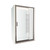 Tivoli Inswing Alcove Shower 1200 x 1000mm Gunmetal Corner Contour Plus Wall Centre Waste