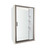 Tivoli Inswing Alcove Shower 1200 x 900mm Gunmetal Side Recessed Wall Centre Waste