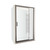 Tivoli Inswing Alcove Shower 1200 x 900mm Gunmetal Corner Contour Plus Wall Centre Waste