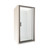 Tivoli Inswing Alcove Shower 1000 x 1000mm Gunmetal Flat Wall Centre Waste
