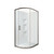 Tivoli Round Sliding Shower 1200 x 900mm Gunmetal Side Recessed Wall Centre Waste Right Hand