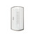 Tivoli Round Sliding Shower 900 x 900mm Gunmetal Corner Contour Plus Wall Centre Waste