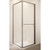Tivoli Inslide Shower 900 x 900mm Gunmetal Tile Rear Waste