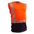 Caution Singlet Size 2XL Fluoro Orange Navy