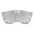 Typhoon Stratus Corner 90 Deg Internal Gull Grey