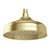 Cromford Shower Rose Brushed Gold 210mm
