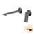 Kusabi Wall Basin / Bath Mixer Set SwitchMix 200mm Fit-Off Kit Brushed Carbon