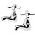 Neoclassic Basin Taps Pair Lead Free Chrome