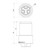 Wiltern Wall Mixer Body Extension 25mm Brushed Nickel