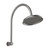 Wiltern Shower Arm & Rose High-Rise Brushed Carbon