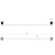 Wiltern Single Towel Rail 800mm Chrome