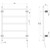 Wiltern Heated Towel Ladder 550mm x 750mm Brushed Nickel