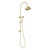 Cromford Twin Shower 210 mm Rose Brushed Gold