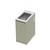 Mako 70 Laundry Cabinet 400mm Right Hinge 1 Door (F2) Colour/Woodgrain Bright White Benchtop With Top Mount Sink (250 x 400) Tap Hole Only (No Tap)