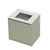 Mako 70 Laundry Cabinet 900mm 2 Door (F2) Colour/Woodgrain Bright White Benchtop With Under Mount Sink (500 x 400) Tap Hole Only (No Tap)