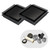 Bathroom Fan Two Room Pure Black 900 Motor