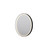 Mirrox Eclipse Front Lit LED Mirror Round Black 600mm dia