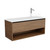Flux Vanity 1200mm Right Offset Single Drawer Include Nuvolite Top