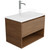 Flux Vanity 750mm Centre Basin Single Drawer Include Nuvolite Top