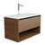 Flux Vanity 900mm Centre Basin Single Drawer Include Nuvolite Top