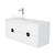 Full Moon Vanity 1200mm Left Offset Four Drawer Include Top