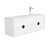 Full Moon Vanity 1500mm Right Offset Four Drawer Include Top