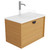 Half Moon Vanity 750mm Centre Basin Single Drawer Include Top