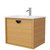 Half Moon Vanity 600mm Centre Integrated Basin Single Drawer Include Matte White Top