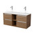 Lume Vanity 1200mm Double Basin Four Drawer Centre Shelf Include Top