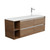 Lume Vanity 1500mm Right Offset Four Drawer Left Shelf Include Top