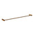 Lumi Single Towel Rail 600mm Brushed Bronze