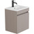 Mini Vanity 460mm Integrated Basin Left Hand Door Include Gloss White Top