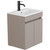 Mini Vanity 460mm Integrated Basin Left Hand Door Include Matte White Top