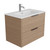 Vexa Vanity 750mm Centre Integrated Basin Double Drawer Include Matte White Top