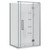 Acclaim Acrylic Shower 2 Sided 1200 x 915mm Corner Mould Chrome RH