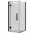 Acclaim Acrylic Shower 2 Sided 915 x 915mm Flat Wall Black