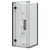Acclaim Acrylic Shower 2 Sided 915 x 915mm Corner Mould Black