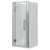 Acclaim Acrylic Shower 3 Sided 915mm Flat Wall Chrome