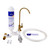 Inline Undersink Tap & Filter Kit, Brushed Gold, 1um