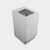 Modern Laundry Base Kit 450 2 Drawers White Kordura Top With Petite Stainless Steel Sink Melamine