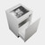 Modern Laundry Base Kit 600 1 Drawer White Kordura Top With Stainless Steel Sink Custom Colour