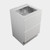 Modern Laundry Base Kit 600 2 Drawers White Kordura Top With Stainless Steel Sink Timber Veneer