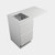 Modern Laundry Starter Kit 450 2 Drawers White Kordura Top Overhang Right With Petite Stainless Steel Sink Timber Veneer